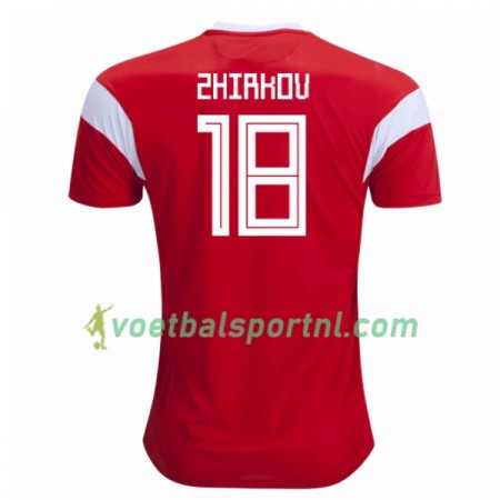 Rusland Zhirkov 18 Thuis Shirt WK voetbal 2018